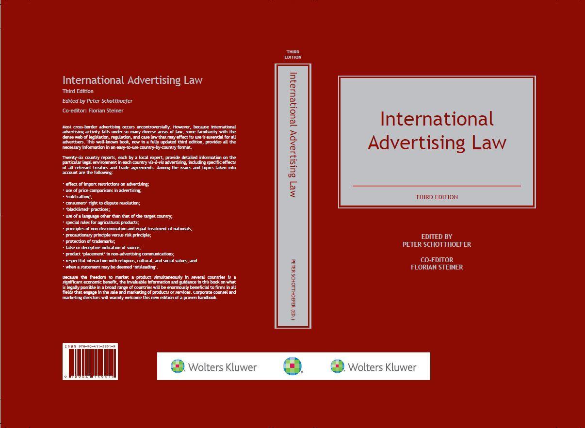 International advertising law cover